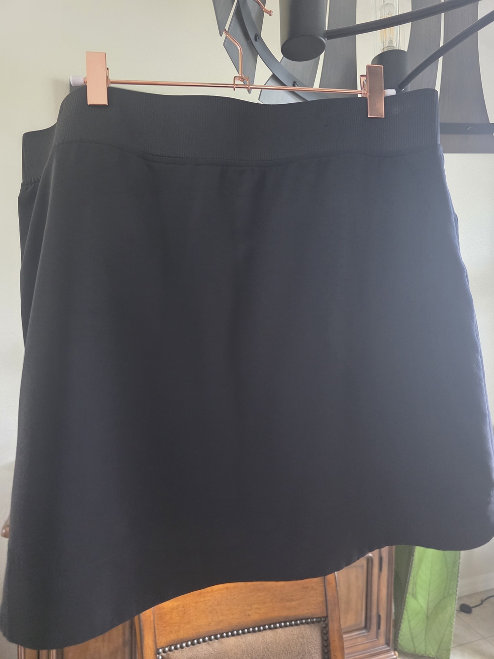 32 Degrees Black Asymmetrical Skort